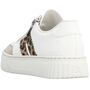 Rieker Damen Leder Sneaker Wei�/Beige
