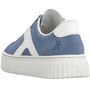 Rieker Damen Plateau Sneaker Blau