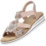 Rieker Damen Sandalette Rosa