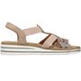 Rieker Damen Sandalette Rosa