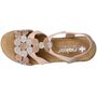 Rieker Damen Sandalette Rosa