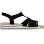 Rieker Damen Sandalette Schwarz