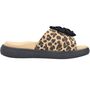 Rieker Damen Pantolette Schwarz/Leopard