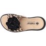 Rieker Damen Pantolette Schwarz/Leopard