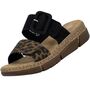 Rieker Damen Pantolette Leopard/Braun