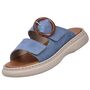 Rieker Damen Pantolette Blau - Extra Weit