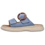 Rieker Damen Pantolette Blau - Extra Weit