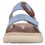 Rieker Damen Pantolette Blau - Extra Weit