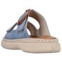 Rieker Damen Pantolette Blau - Extra Weit