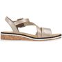 Rieker Damen Keil-Sandaletten Beige