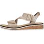 Rieker Damen Keil-Sandaletten Beige