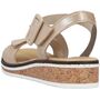 Rieker Damen Keil-Sandaletten Beige