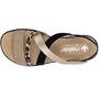 Rieker Damen Sandalette Mehrfarbig/Leopard