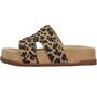 Rieker Damen Pantolette Braun/Leopard