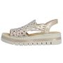 Rieker Damen Sandalette Beige