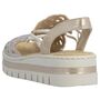 Rieker Damen Sandalette Beige