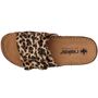 Rieker Damen Pantoletten Braun/Leopard