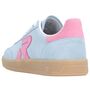 Rieker Damen Leder Sneaker Hellblau