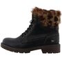 Mustang Damen Tex Stiefelette gef�ttert Schwarz/Leopard