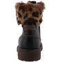 Mustang Damen Tex Stiefelette gef�ttert Schwarz/Leopard