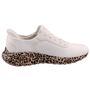 Skechers Slip-Ins Bobs Squad Chaos Daily Prowl Damen Sneaker Wei�/Leopard