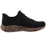 Skechers Slip-Ins Bobs Squad Chaos Daily Prowl Damen Sneaker Schwarz/Leopard