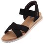 Skechers Slip-Ins Bobs Desert Kiss - Golden Lily Damen Sandale Schwarz