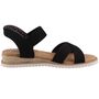 Skechers Slip-Ins Bobs Desert Kiss - Golden Lily Damen Sandale Schwarz