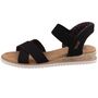 Skechers Slip-Ins Bobs Desert Kiss - Golden Lily Damen Sandale Schwarz