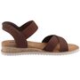 Skechers Slip-Ins Bobs Desert Kiss - Golden Lily Damen Sandale Braun