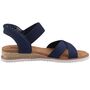 Skechers Slip-Ins Bobs Desert Kiss - Golden Lily Damen Sandale Blau
