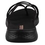 Skechers Go Walk Flex Sandal - Ssselena Damen Zehentrenner Schwarz