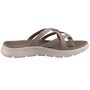 Skechers Go Walk Flex Sandal - Ssselena Damen Zehentrenner Beige