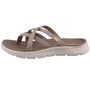 Skechers Go Walk Flex Sandal - Ssselena Damen Zehentrenner Beige