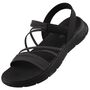 Skechers Go Walk Flex Sandal Emma Damen Sandale Schwarz
