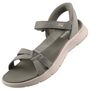 Skechers Slip-Ins Go Walk Flex Sandal Illuminate Damen Trekking-Sandalen Hellgr�n