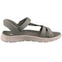 Skechers Slip-Ins Go Walk Flex Sandal Illuminate Damen Trekking-Sandalen Hellgr�n