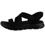 Skechers Slip-Ins Go Walk Flex Sandal - Glimmer Up Damen Sandale Schwarz