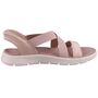 Skechers Slip-Ins Go Walk Flex Sandal - Glimmer Up Damen Sandale Rosa