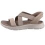 Skechers Slip-Ins Go Walk Flex Sandal - Glimmer Up Damen Sandale Beige