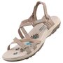 Skechers Reggae Slim - Sun Array Damen Sandale Beige