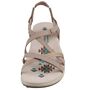 Skechers Reggae Slim - Sun Array Damen Sandale Beige
