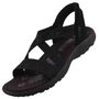 Skechers Slip-Ins Reggae Slim Summer Sparkle Damen Sandale Schwarz