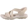 Skechers Slip-Ins Reggae Slim Summer Sparkle Damen Sandale Beige