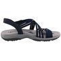 Skechers Reggae Slim - Sunnyside 2.0 Damen Sandale Blau