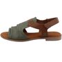 Mustang Damen Sandale Gr�n/Braun