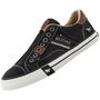Mustang Herren Canvas Sneaker Schwarz