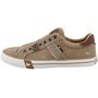 Mustang Herren Canvas Sneaker Hellbraun