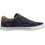 Mustang Herren Canvas Sneaker Blau