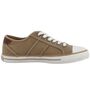 Mustang Herren Canvas Sneaker Hellbraun
